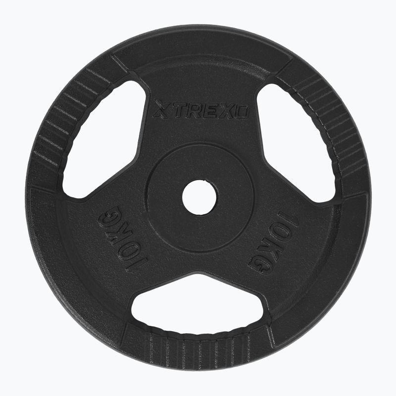 Cast iron weight XTREXO TRX-ICP010 10 kg chrome 3