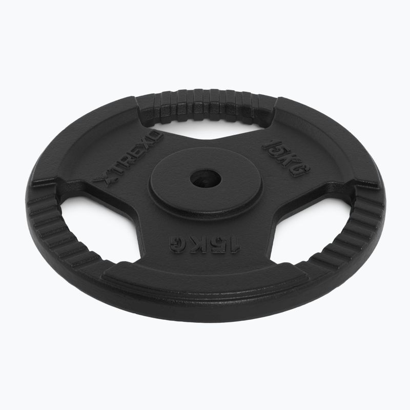 XTREXO cast iron weight TRX-ICP015 15 kg chrome
