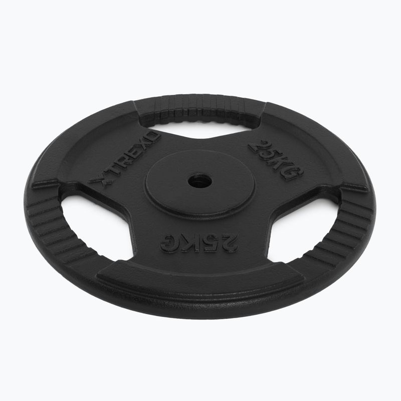 XTREXO cast iron weight TRX-ICP025 25 kg chrome