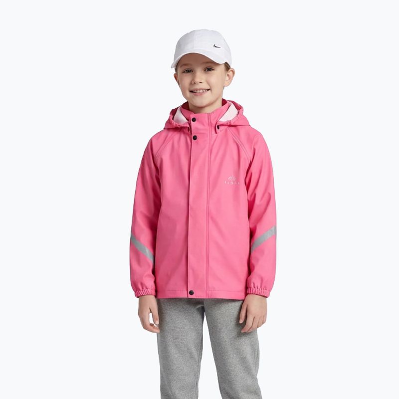 Children's rain jacket KADVA AquaLock JR membrane 5000 pink