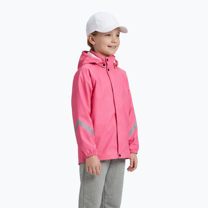 Children's rain jacket KADVA AquaLock JR pink 2