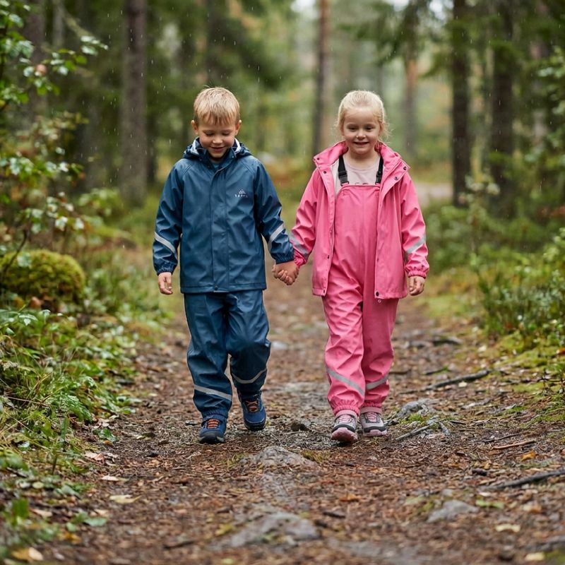 Children's rain jacket KADVA AquaLock JR pink 10