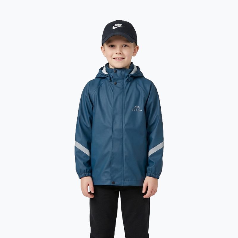 Children's rain jacket KADVA AquaLock JR membrane 5000 navy blue