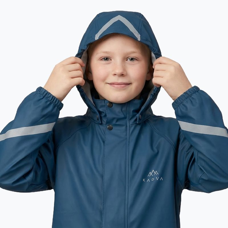 Children's rain jacket KADVA AquaLock JR membrane 5000 navy blue 3