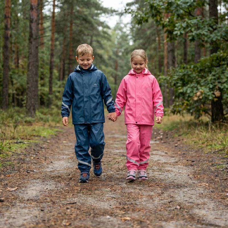 Children's rain jacket KADVA AquaLock JR navy 10