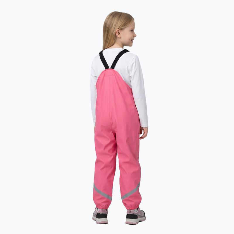 Children's waterproof trousers KADVA AquaLock JR pink 2