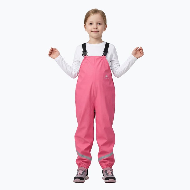 Children's Waterproof Trousers KADVA AquaLock JR membrane 5000 pink 3
