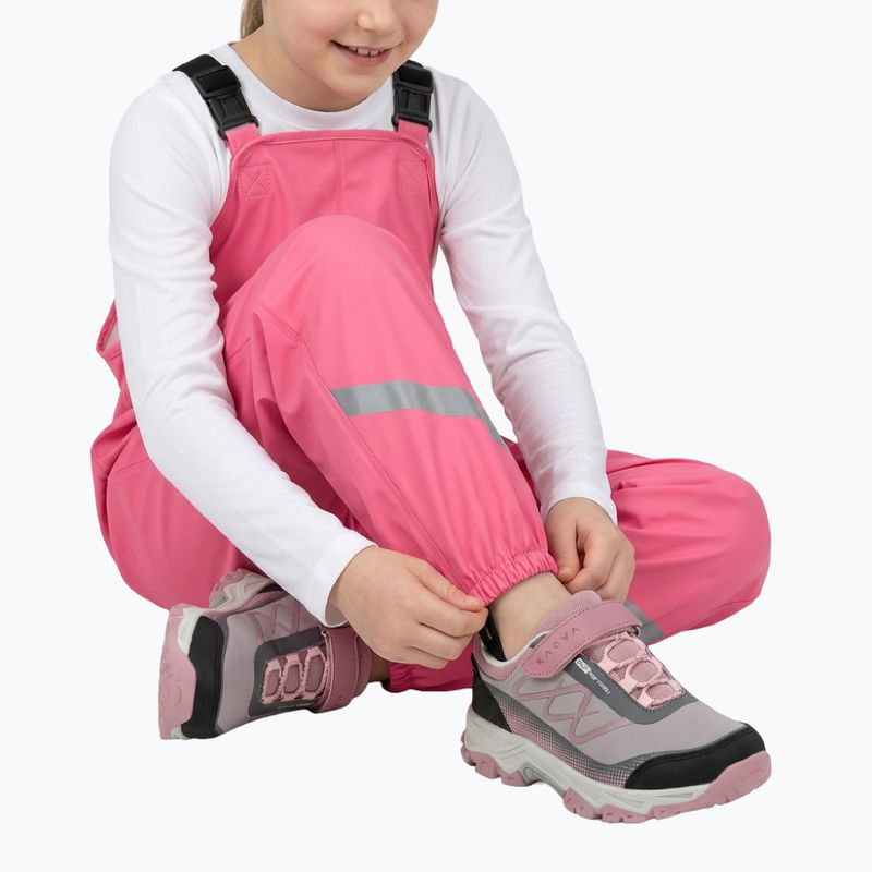 Children's waterproof trousers KADVA AquaLock JR pink 4