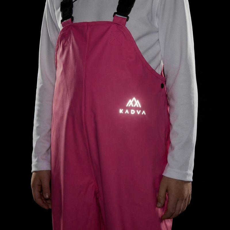 Children's waterproof trousers KADVA AquaLock JR pink 6