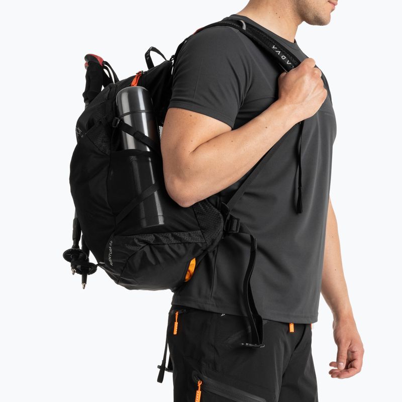 KADVA Aventura 22 l black hiking backpack 14
