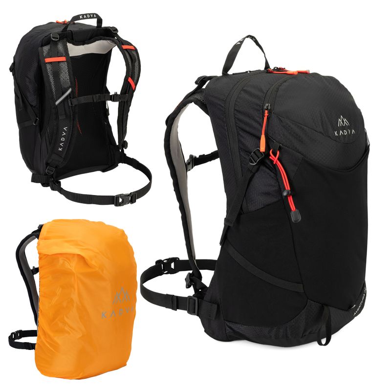 KADVA Aventura 22 l black hiking backpack 19