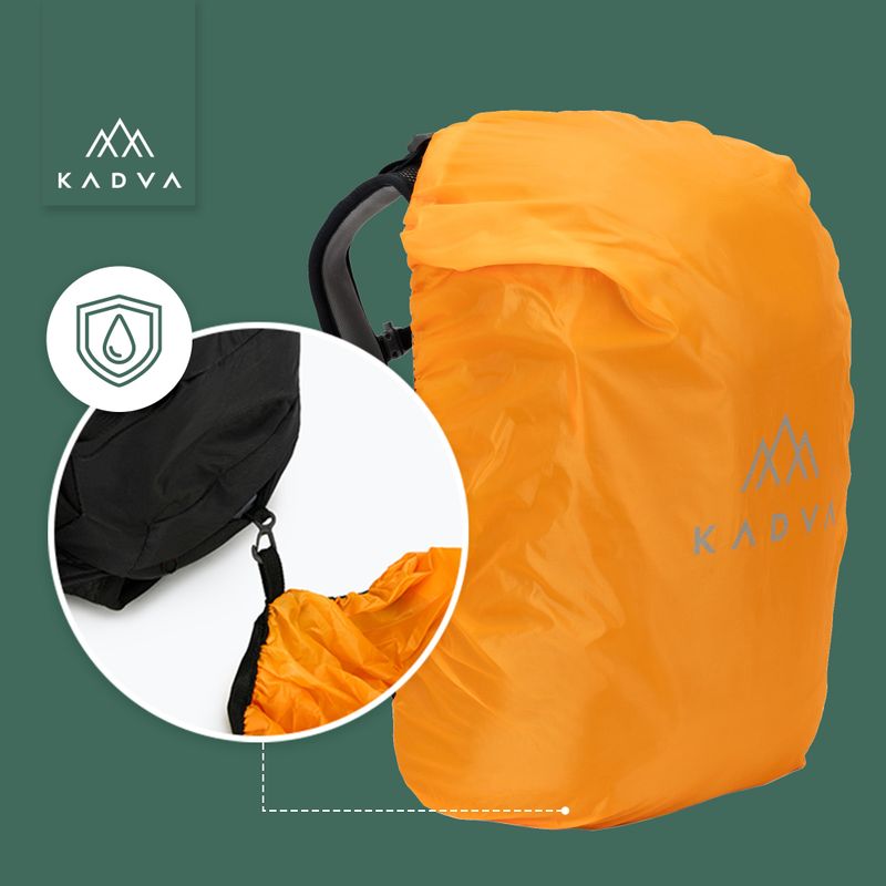 KADVA Aventura 22 l black hiking backpack 25