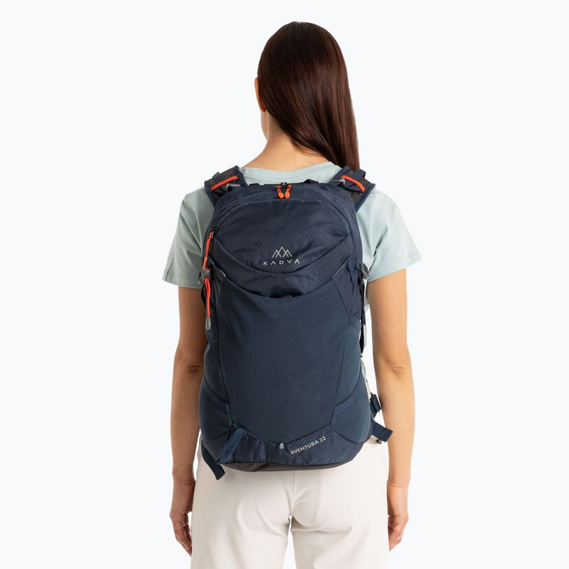 KADVA Aventura 22 l Steel Blue Hiking Backpack 21