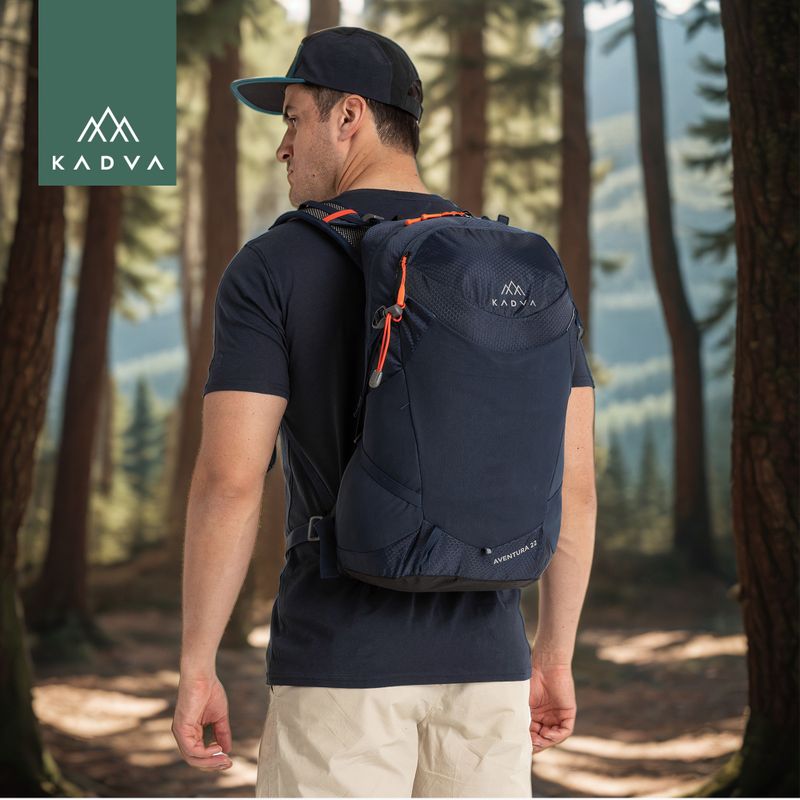 KADVA Aventura 22 l Steel Blue Hiking Backpack 32