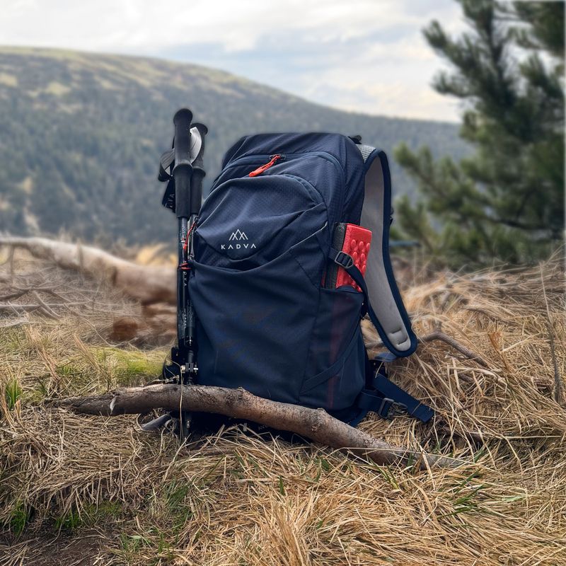 KADVA Aventura 22 l hiking backpack steel blue 13