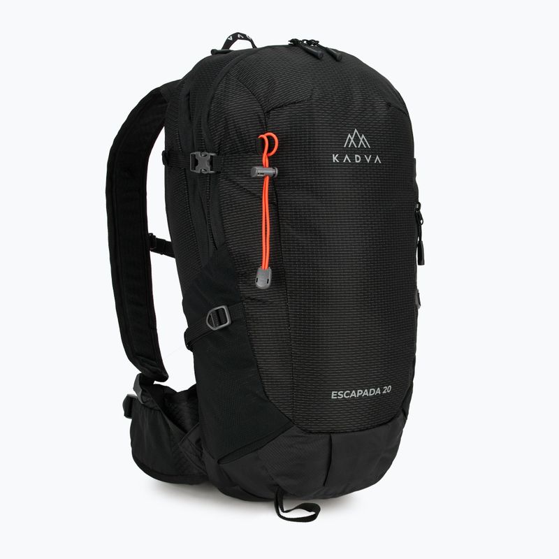 KADVA Escapada 20 l black hiking backpack