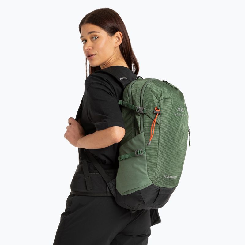 KADVA Escapada 20 l green hiking backpack 10