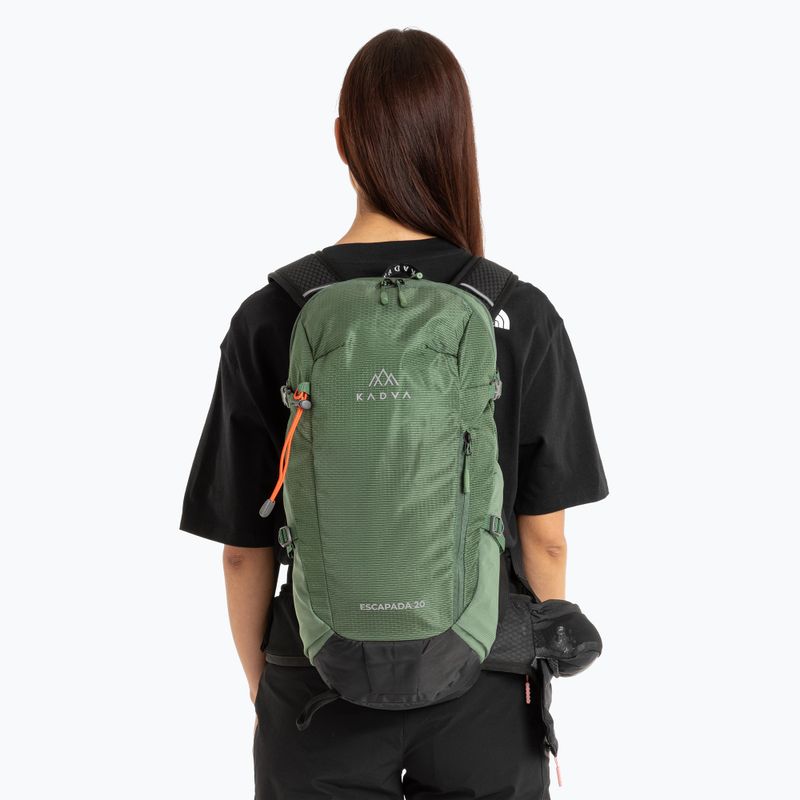 KADVA Escapada 20 l green hiking backpack 11