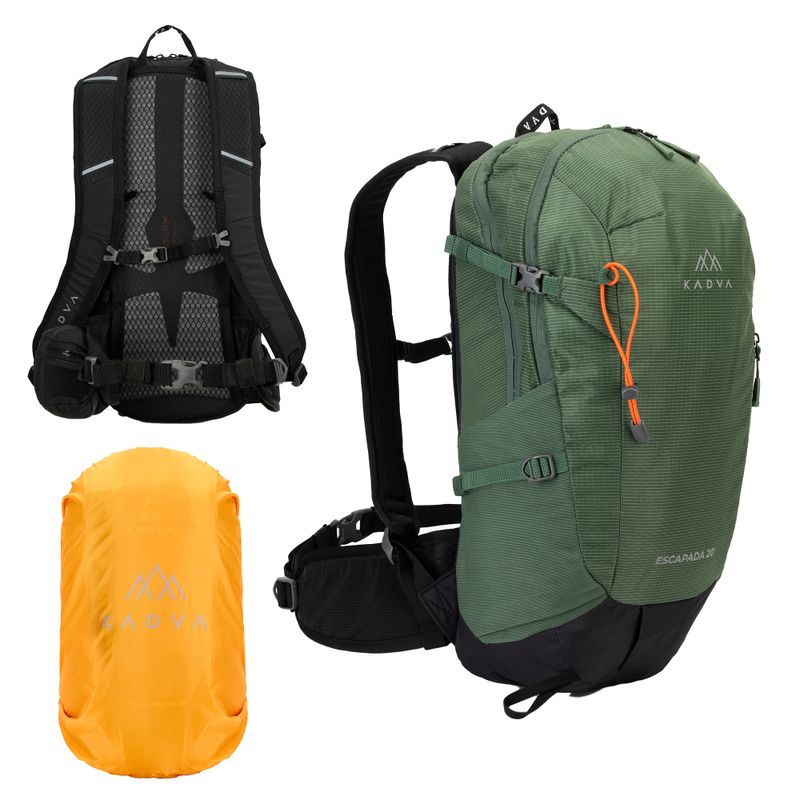 KADVA Escapada 20 l green hiking backpack 14