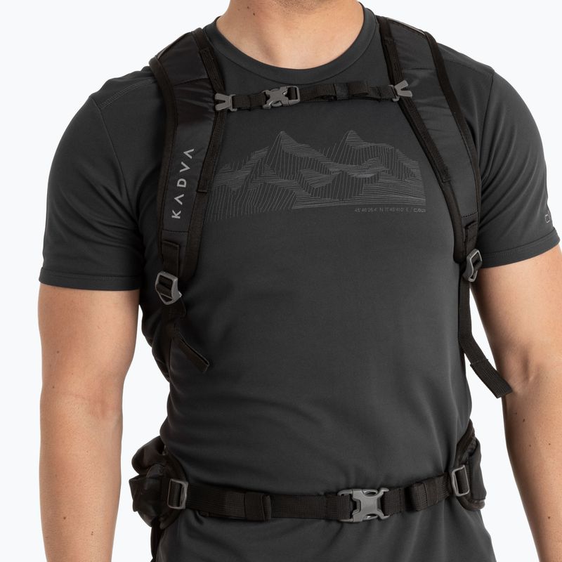 KADVA Escapada 30 l black hiking backpack 14