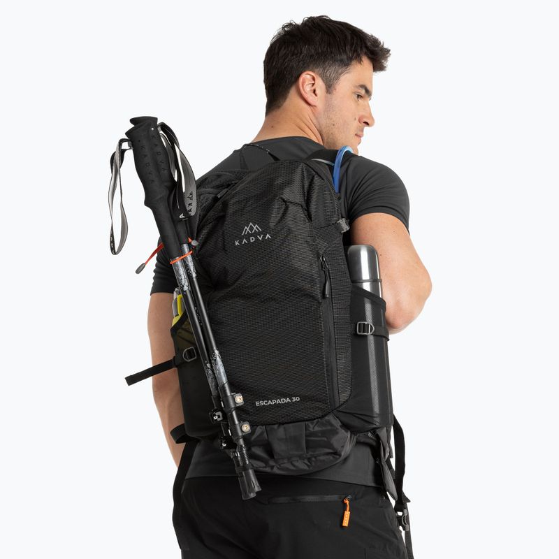 KADVA Escapada 30 l black hiking backpack 18