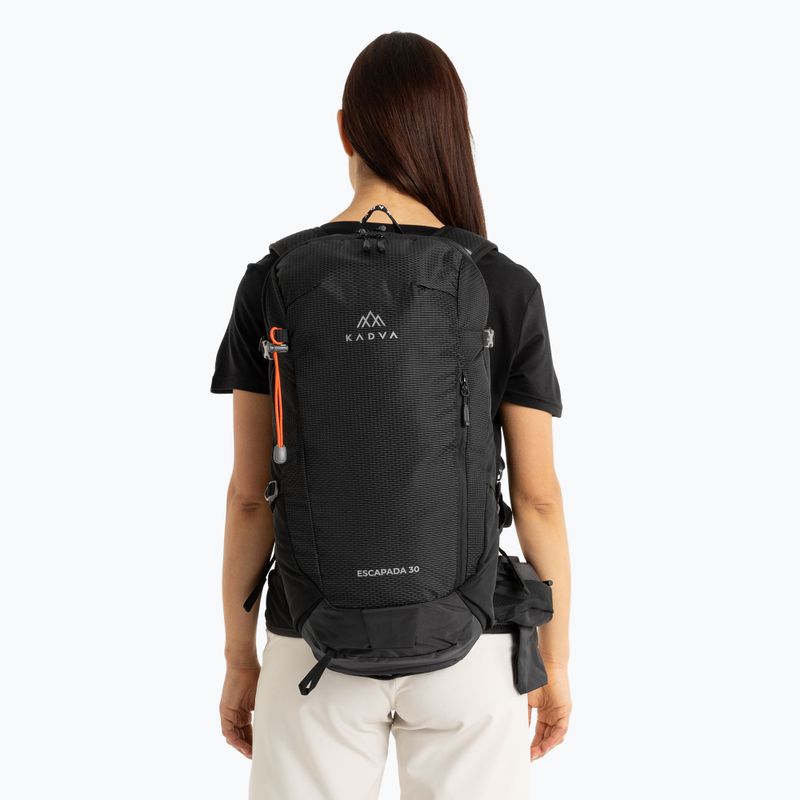 KADVA Escapada 30 l black hiking backpack 22