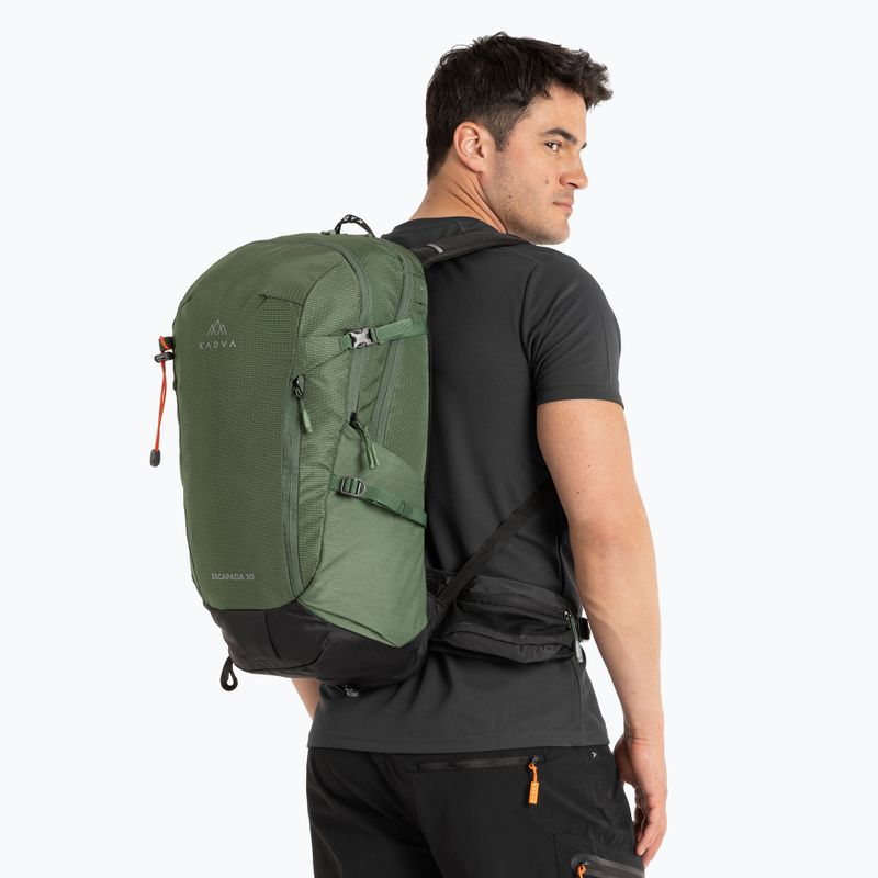 KADVA Escapada 30 l green hiking backpack 2