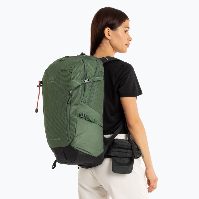 KADVA Escapada 30 l green hiking backpack 22