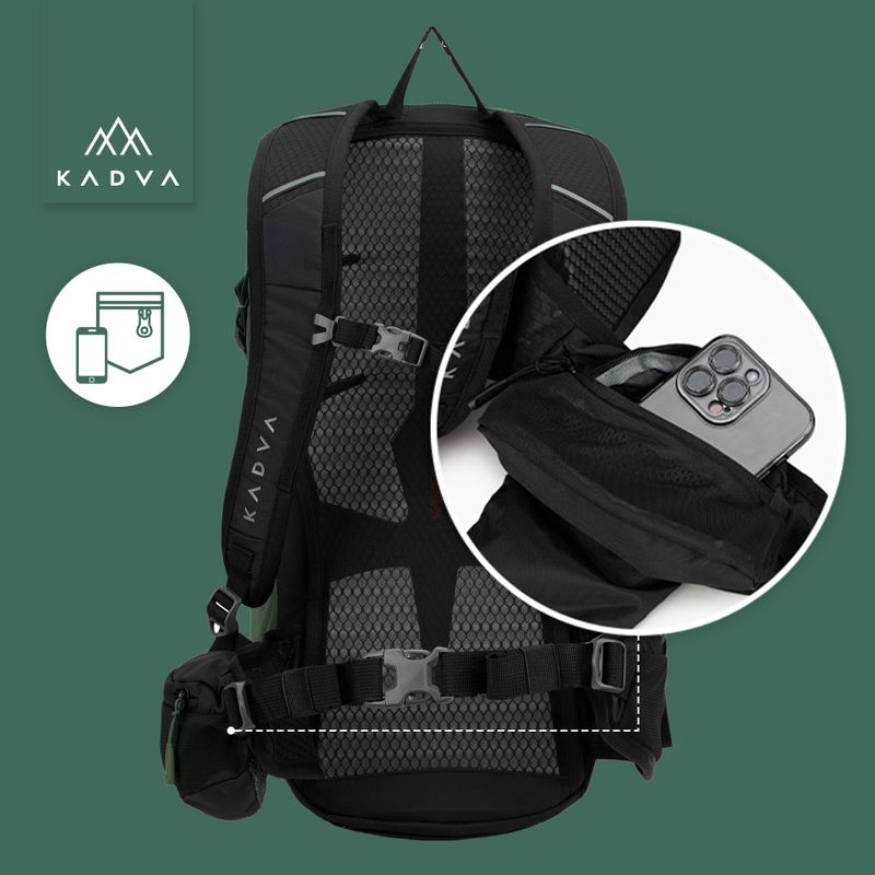 KADVA Escapada 30 l green hiking backpack 29