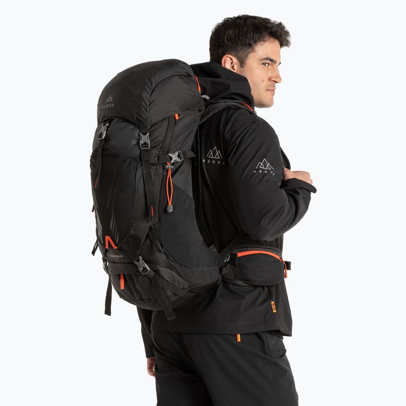 KADVA Vagabundo 40 l black trekking backpack 2