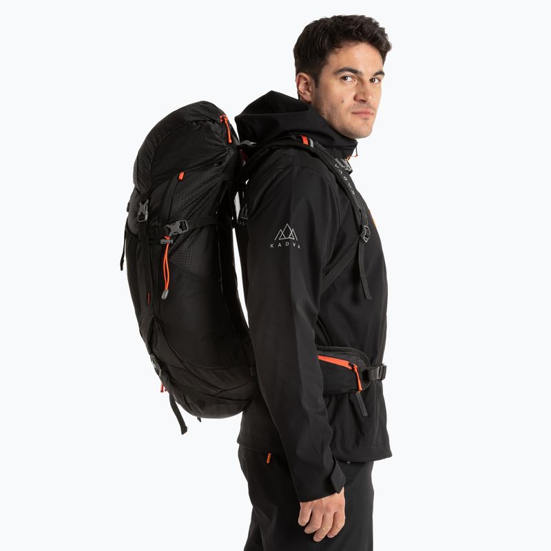 KADVA Vagabundo 40 l black trekking backpack 13