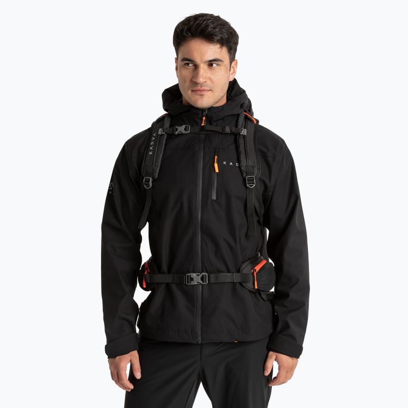 KADVA Vagabundo 40 l black trekking backpack 14