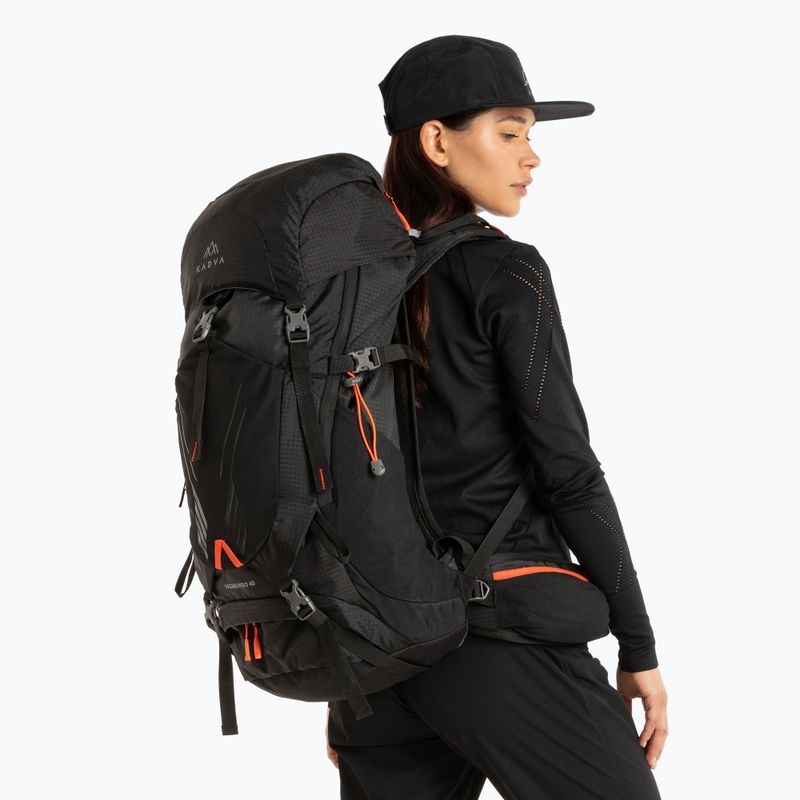 KADVA Vagabundo 40 l black trekking backpack 21