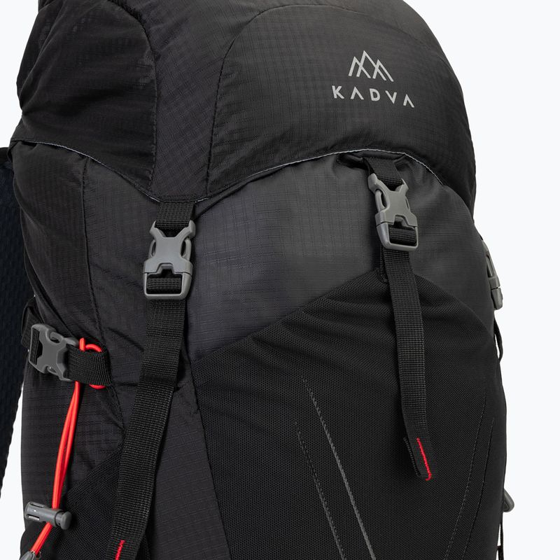 KADVA Vagabundo 40 l black trekking backpack 8