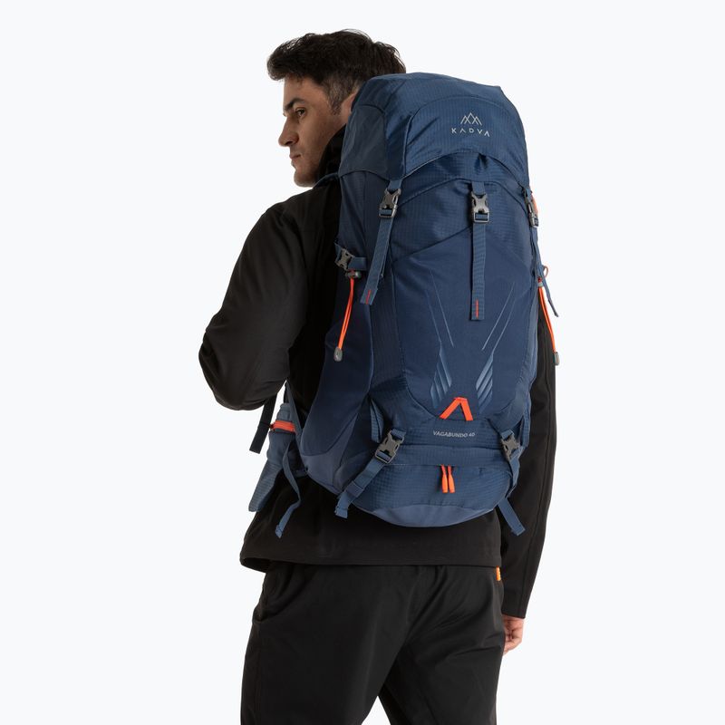 KADVA Vagabundo 40 l blue trekking backpack 11