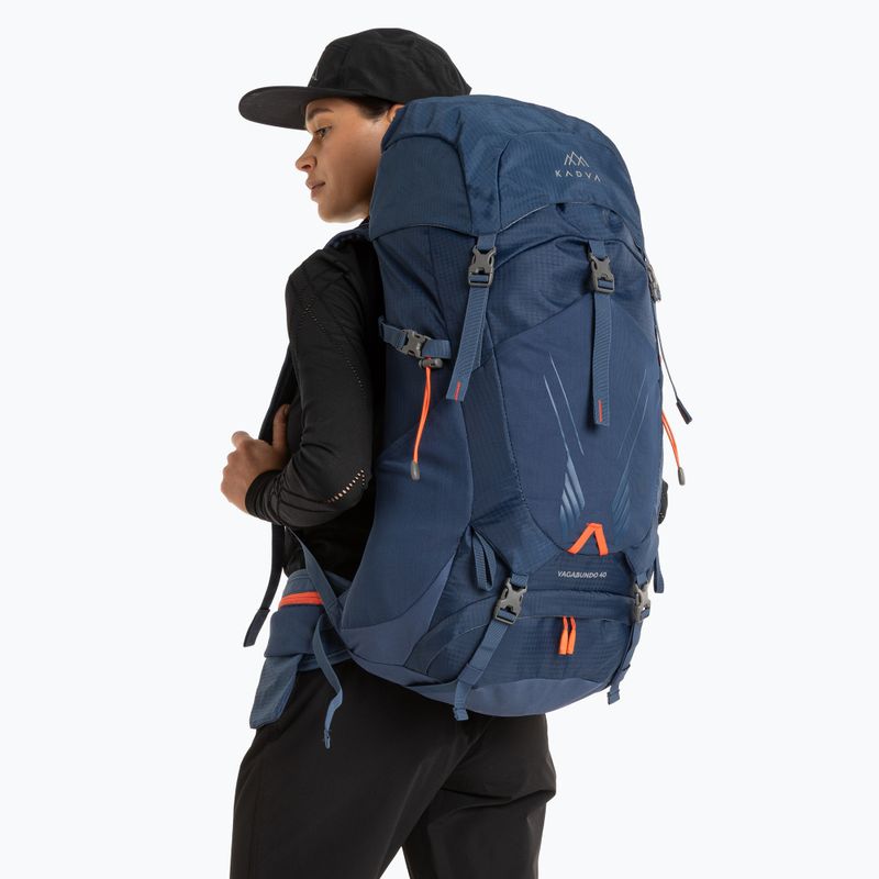 KADVA Vagabundo 40 l blue trekking backpack 19