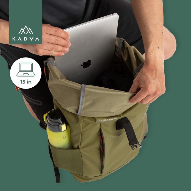 KADVA Companion 20 l khaki city backpack 20