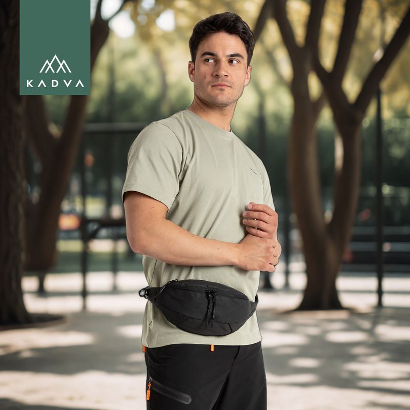 KADVA Companion black bum bag pouch 15
