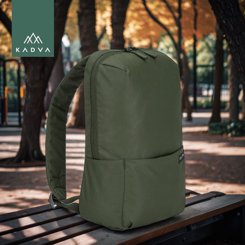 KADVA CityQuest 9 l green urban backpack 9