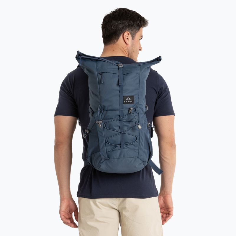 KADVA CityQuest 22L Urban Backpack Navy Blue 11