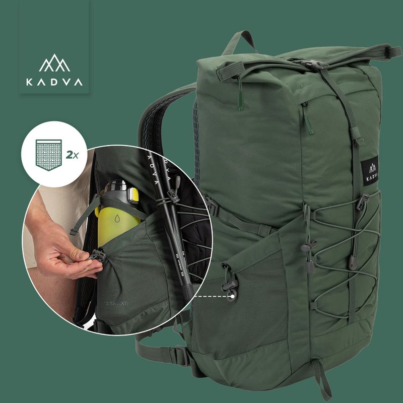 KADVA CityQuest 22L Green Urban Backpack 21