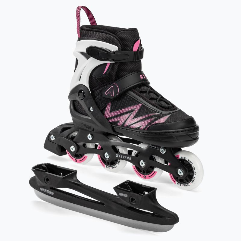 ATTABO 2-in-1 children's skates Kylo pink 2