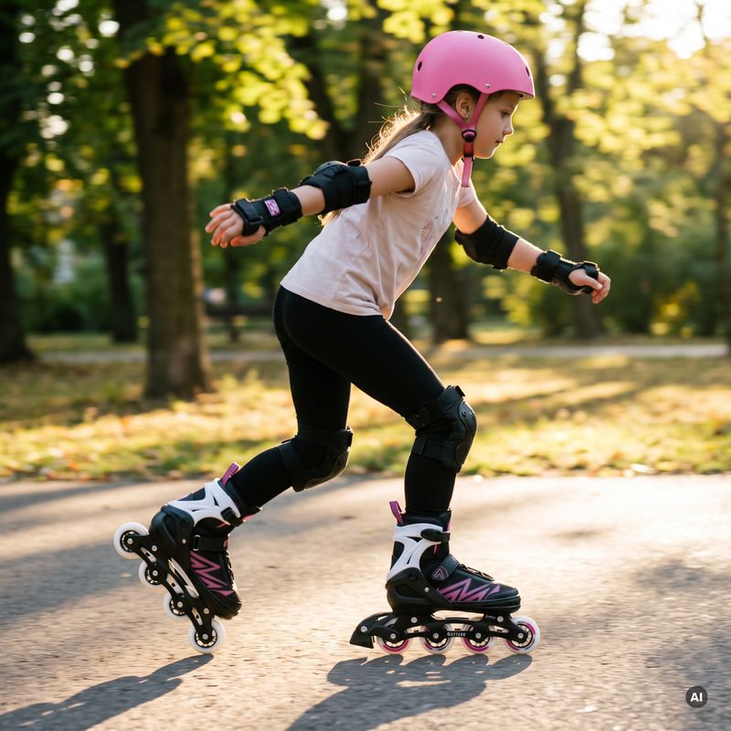 ATTABO 2-in-1 children's skates Kylo pink 6