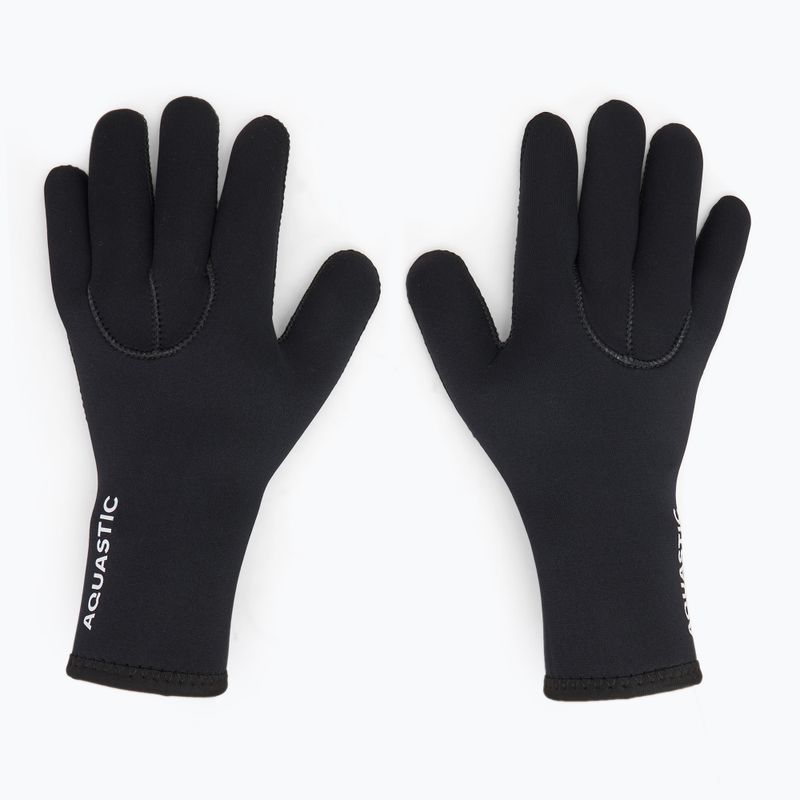 AQUASTIC Wintstick Neoprene Gloves 3 mm black 3