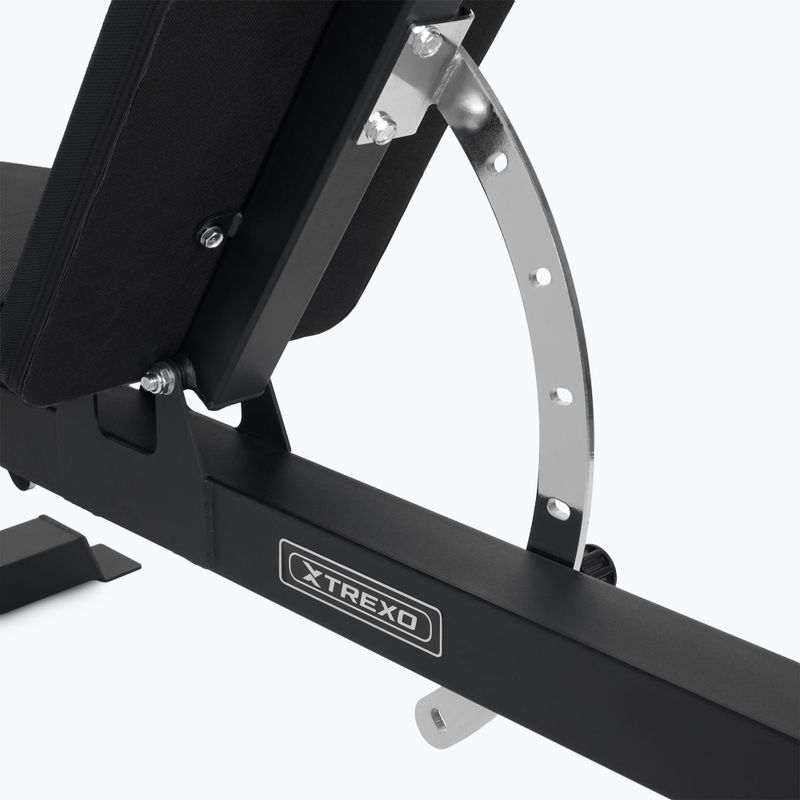 TREXO B750 adjustable training bench black 8