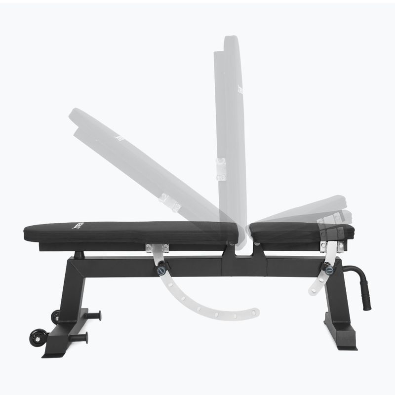 TREXO B750 adjustable training bench black 9
