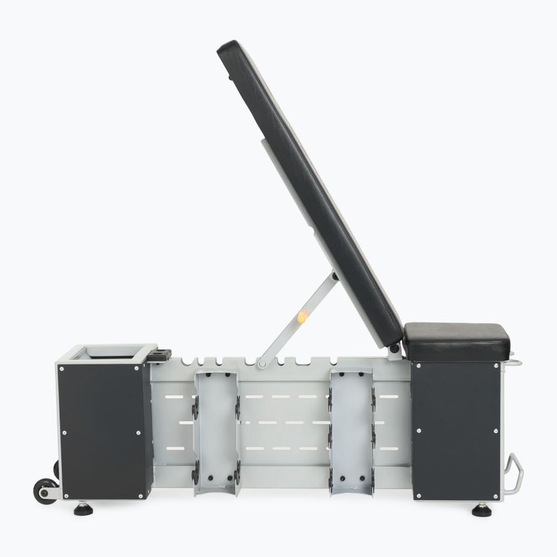 XTREXO Storage adjustable training bench black 9