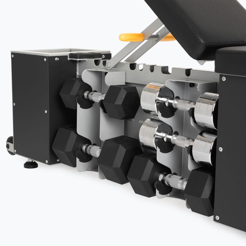 XTREXO Storage adjustable training bench black 13