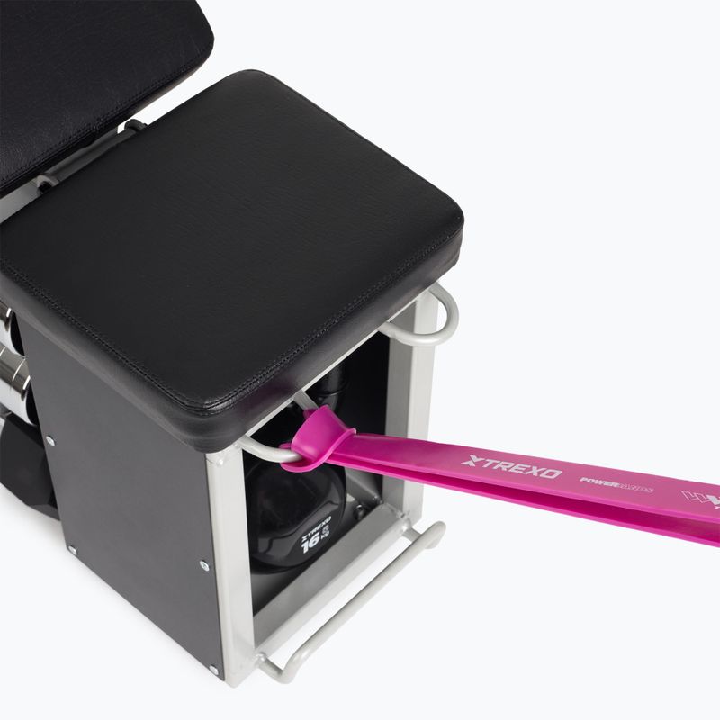 TREXO Storage adjustable training bench black 14
