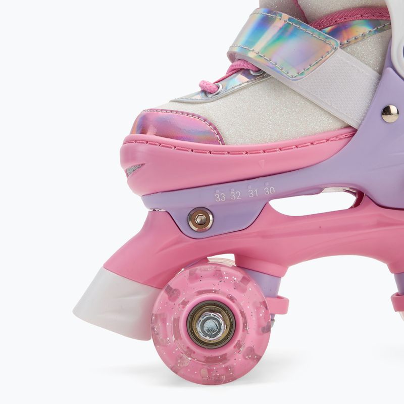ATTABO Diamond children's roller skates pink 10
